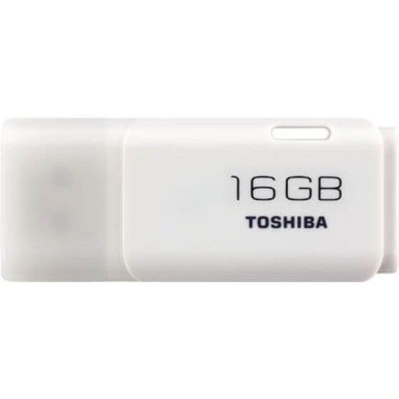 картинка USB флеш-накопитель 16Gb TOSHIBA U202 USB 2.0 THN-U202W0160E4 WHITE от магазина itmag.kz