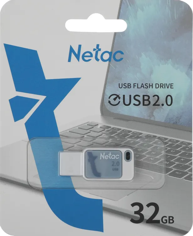 Флэш-накопитель Netac UA31 32GB, Blue (NT03UA31N-032G-20BL) фото