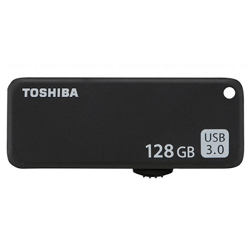 картинка USB флеш-накопитель 128Gb TOSHIBA U365 USB 3.0 THN-U365K1280E4 BLACK от магазина itmag.kz