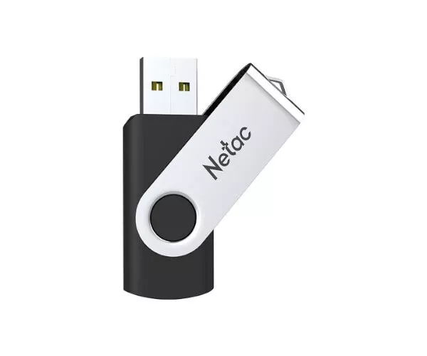  USB Флеш 32GB 3.0 Netac U505 серебристо-черный (NT03U505N-032G-30BK) фото