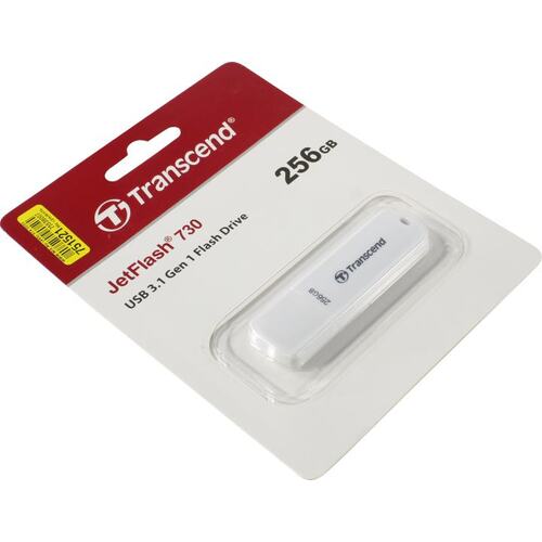 USB Флеш 256GB 3.0 Transcend TS256GJF730 белый (TS256GJF730) фото