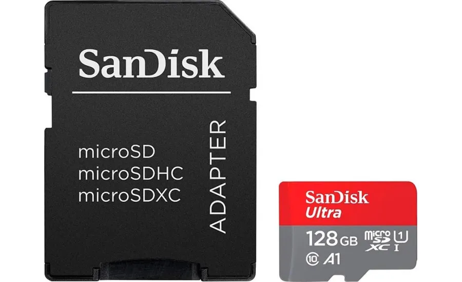 Карта памяти Sandisk Ultra microSDXC 128GB + SD Adapter (SDSQUAB-128G-GN6MA) фото