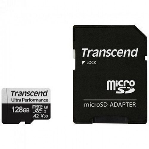 картинка Карта памяти MicroSD 128GB Class 10 U3 Transcend TS128GUSD340S от магазина itmag.kz