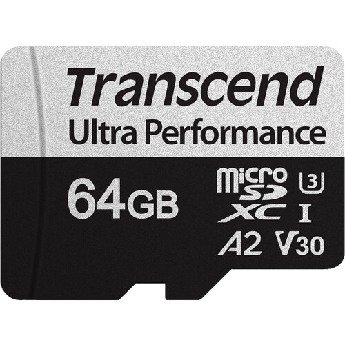 картинка Карта памяти MicroSD 64GB Class 10 U3 Transcend TS64GUSD340S от магазина itmag.kz