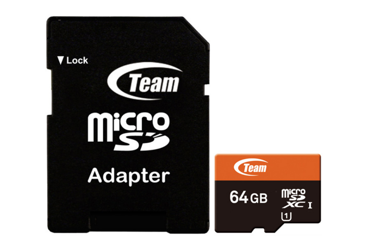 картинка Карта памяти Team Group MicroSDHC TUSDX64GUHS03 64GB w/Adapter от магазина itmag.kz