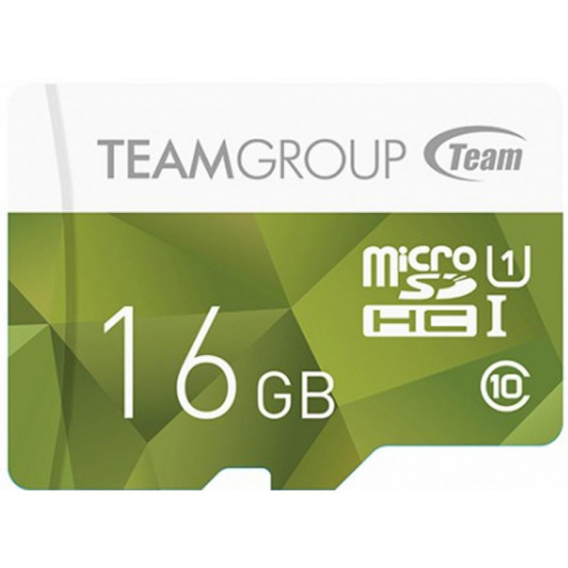 картинка Карта памяти Team Group Color Card MicroSDHC 16GB UHS-I TCUSDH16GUHS02, Read: 80MB/s; Write: 15MB/s, No Adapter от магазина itmag.kz