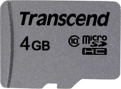 картинка Карта памяти MicroSD 4GB Class 4 Transcend TS4GUSD300S от магазина itmag.kz