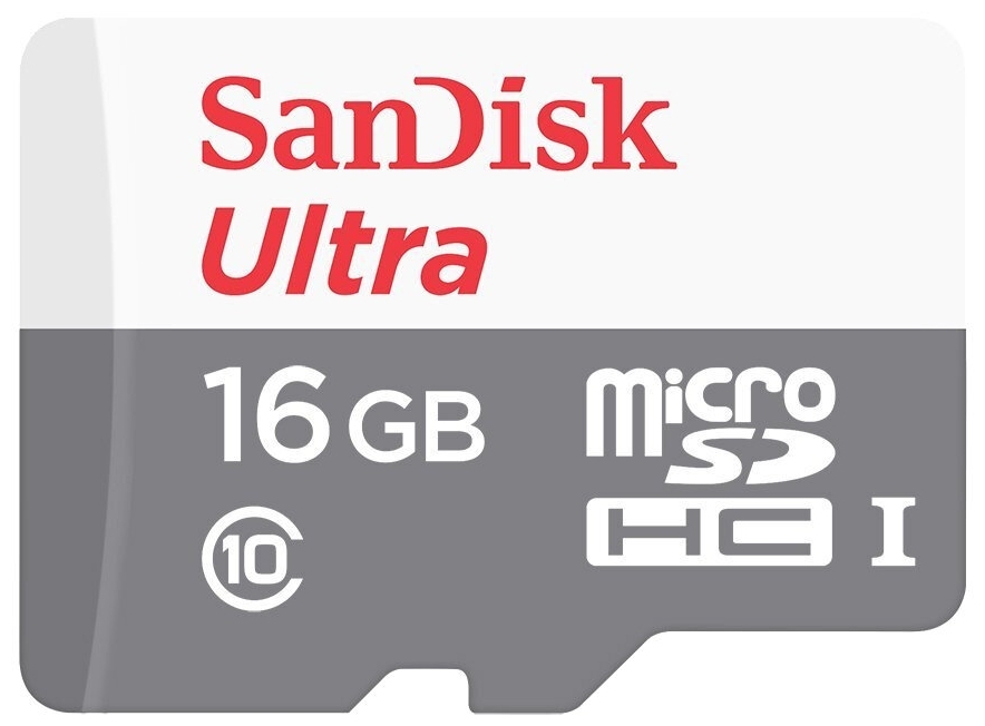 картинка Карта памяти MicroSD 16GB Class 10 U1 SanDisk SDSQUNB-016G-GN3MN от магазина itmag.kz