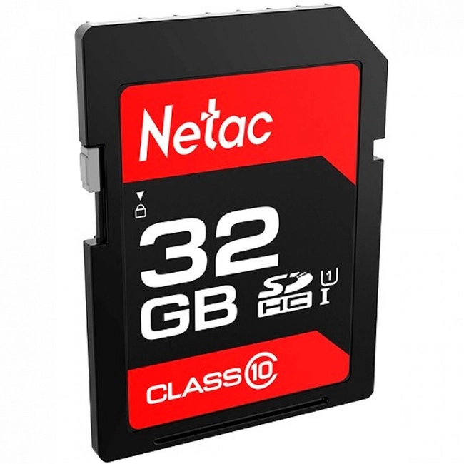 картинка Карта памяти SD, Netac P600 SDHC 32GB, U1/C10, Up to 90MB/s от магазина itmag.kz