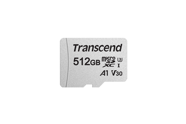 картинка Карта памяти MicroSD 512GB Class 10 U3 A1 Transcend TS512GUSD300S-A от магазина itmag.kz