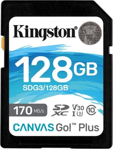 картинка Карта памяти SD 128GB Class 10 U3 Kingston SDG3/128GB от магазина itmag.kz