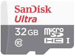 картинка Карта памяти SanDisk Ultra microSDHC 32 ГБ (SDSQUNS-032G-GN3MA) от магазина itmag.kz
