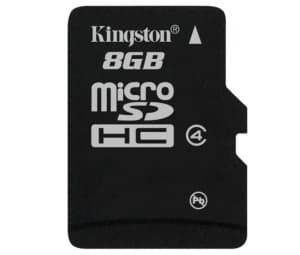 картинка Карта памяти MicroSD Kingston 8Gb SDCHC SDC4/8GBSP от магазина itmag.kz