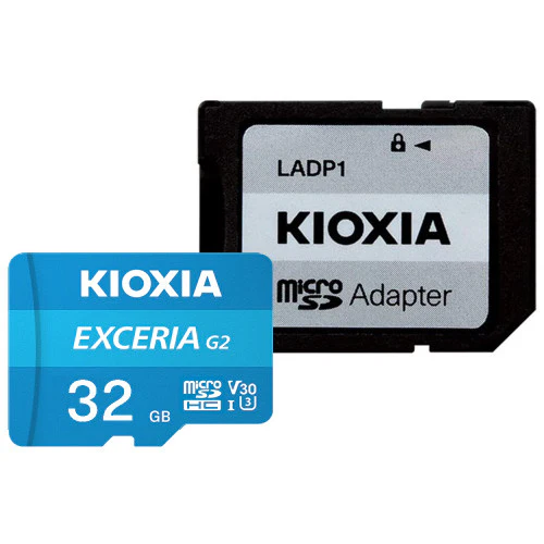 Карта памяти Micro SD Kioxia Exceria G2 10 UHS-I U3 V30 32 ГБ LMEX2L032GG2 (LMEX2L032GG2) фото