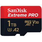 картинка Карта памяти SanDisk Extreme Pro microSDXC 1TB + SD Adapter + Rescue Pro Deluxe 170MB/s A2 C10 V30 UHS-I U4 от магазина itmag.kz
