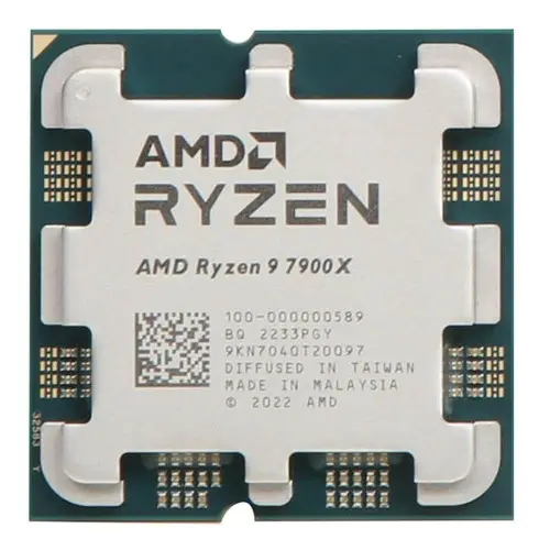 картинка Процессор AMD Ryzen 9 7900X 4,7Гц (5,6ГГц Turbo) Zen4 12-ядер 24-потоков, 12MB L2, 64MB L3, 170W-230W, AM5, 100-100000589WOF от магазина itmag.kz