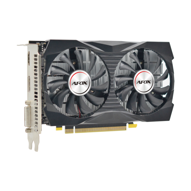 Видеокарта AFOX Geforce GTX1050 4GB GDDR5 ATX Dual Fan (AF1050-4096D5H4-V2) фото