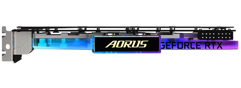 Видеокарта Gigabyte AORUS GeForce RTX 3080 XTREME WATERFORCE WB 10G  (GV-N3080AORUSX WB-10GD) фото