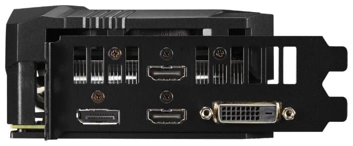 картинка Видеокарта ASUS GeForce GTX1660Ti 6GB GDDR6 19bit 1xDVI 2xHDMI 2xDP HDCP, TUF-GTX1660TI-O6G-GAMING от магазина itmag.kz