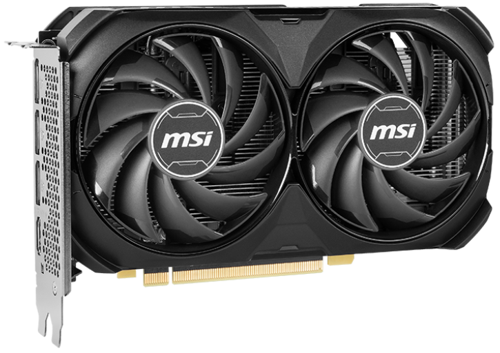 Видеокарта MSI GeForce RTX 4060 VENTUS 2X BLACK 8G OC, 8G GDDR6 128-bit HDMI  (RTX 4060 VENTUS 2X BLACK 8G OC) фото