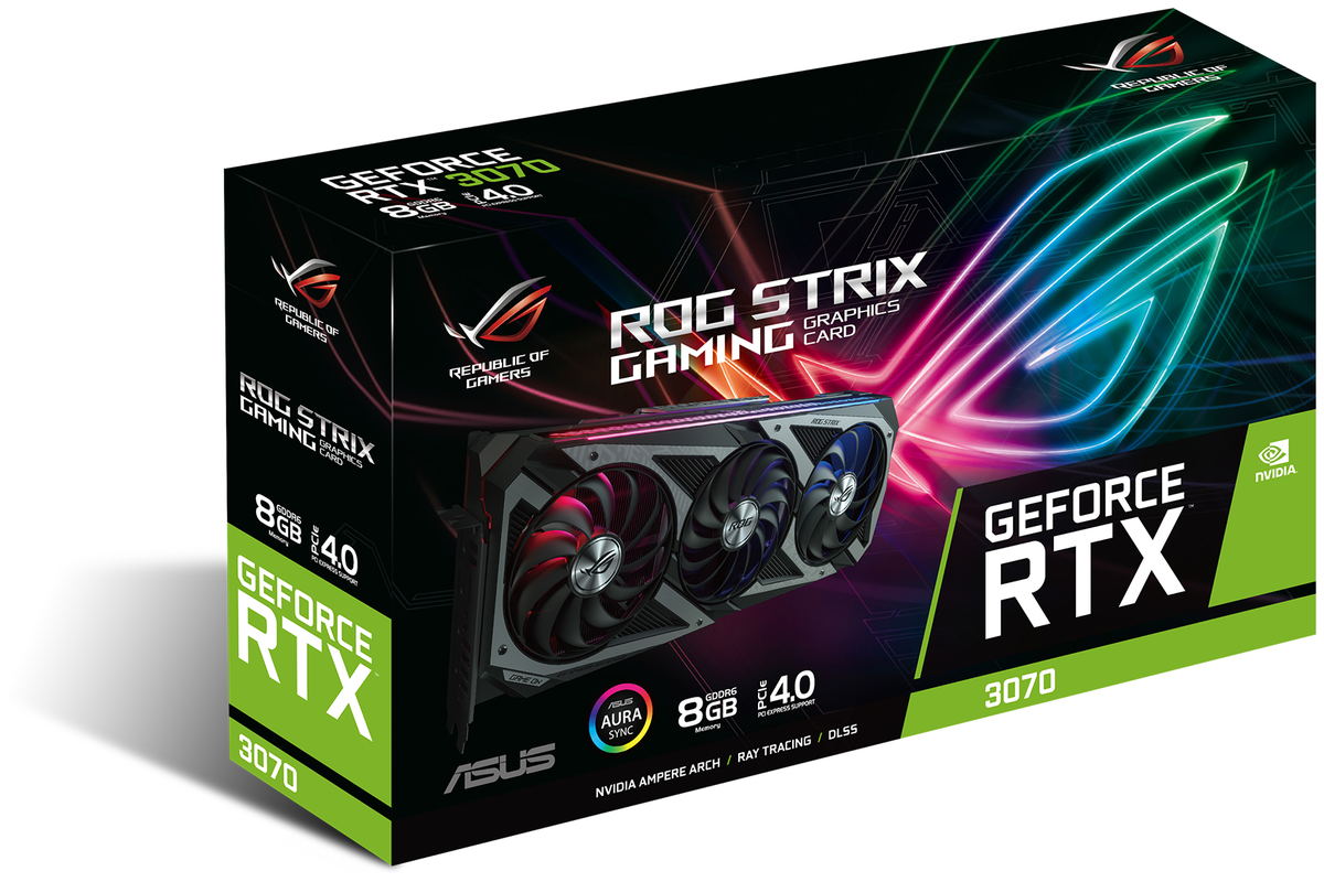  (ROG-STRIX-RTX3070-O8GGAMING) фото