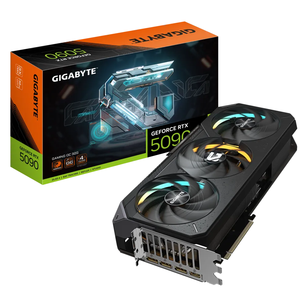 Видеокарта Gigabyte GeForce RTX 5090 GAMING OC 32G (GV-N5090GAMING OC-32GD) фото