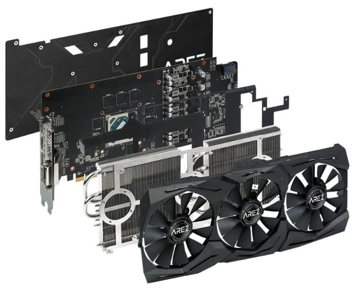 картинка Видеокарта ASUS Radeon RX 580 1360MHz PCI-E 3.0 8192MB 8000MHz 256 bit DVI 2xHDMI HDCP Arez Strix OC Gaming от магазина itmag.kz