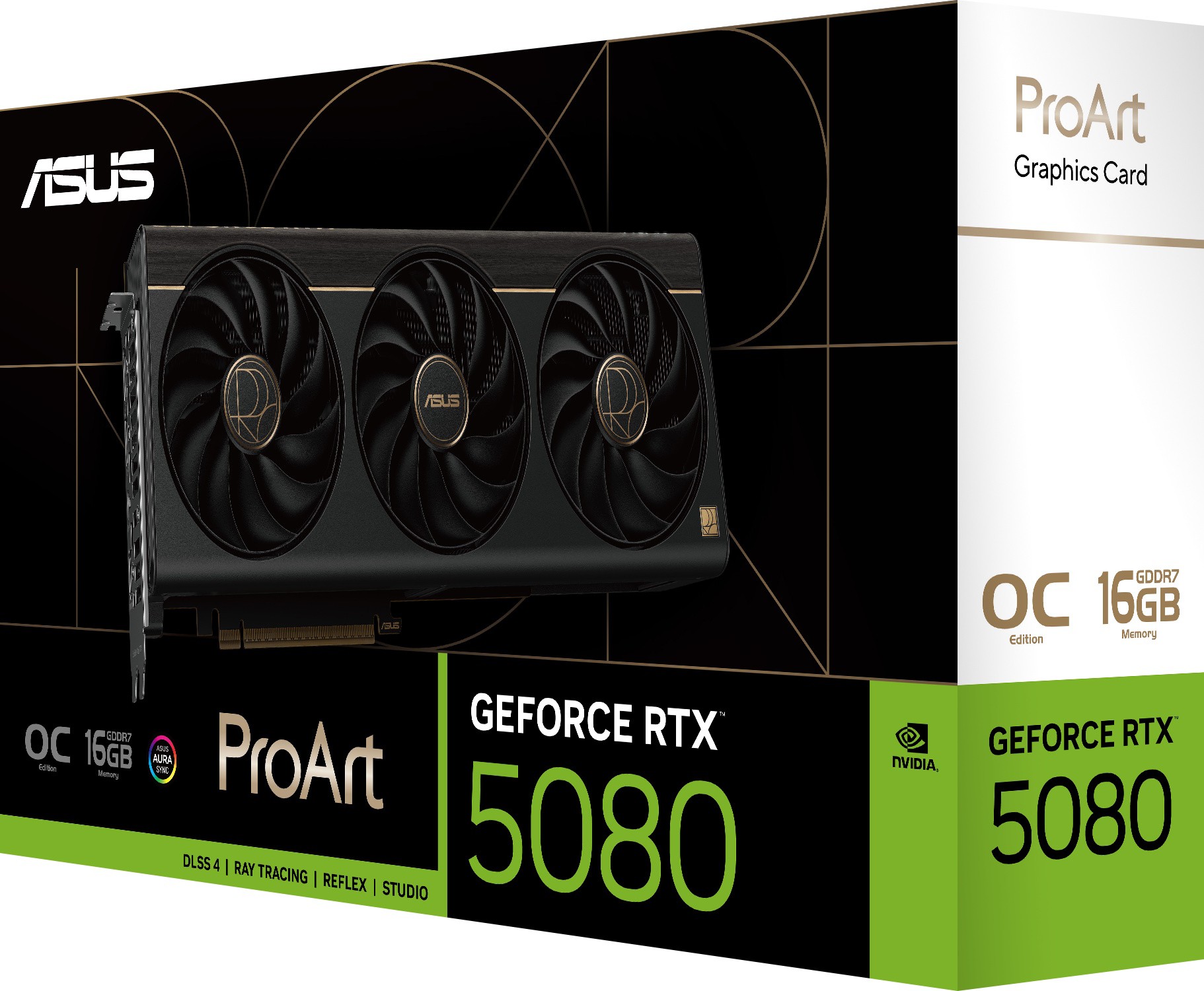 Видеокарта ASUS ProArt GeForce RTX 5080 16GB GDDR7 OC Edition (PROART-RTX5080-O16G) фото