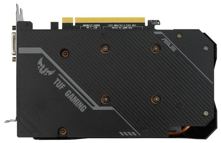 картинка Видеокарта ASUS GeForce GTX1660 6Gb GDDR5 192bit 1xDVI 1xHDMI 1xDP HDCP TUF-GTX1660-O6G от магазина itmag.kz