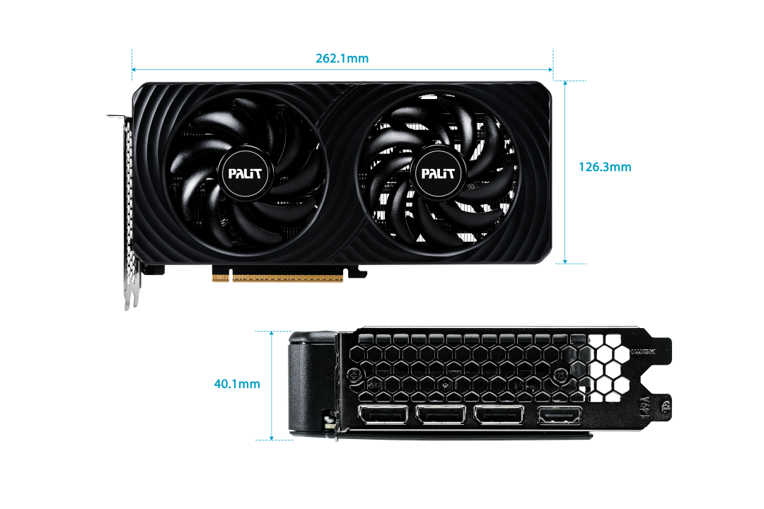 Видеокарта Palit GeForce RTX 5060 Dual OC (NE75060S19P1-GB2063D) фото