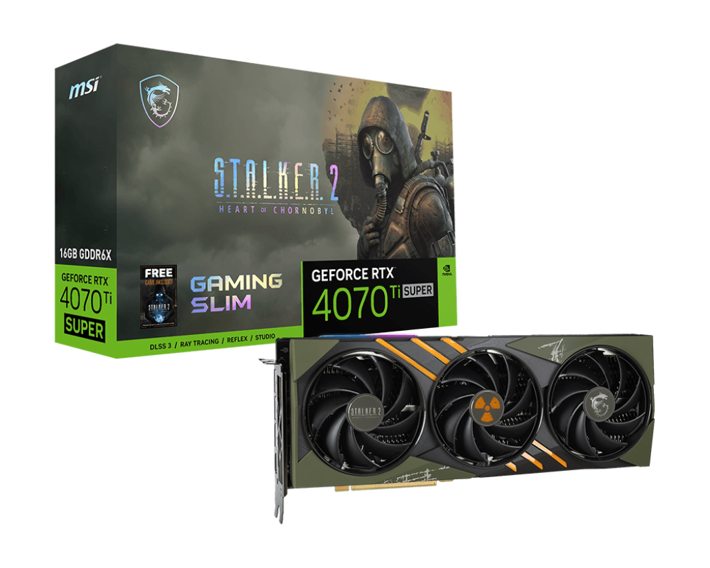  (RTX 4070 Ti SUPER 16G GAMING SLIM STALKER 2 EDITION) фото