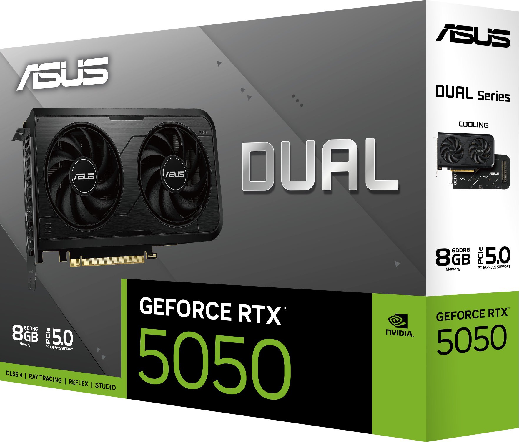 Видеокарта ASUS Dual GeForce RTX 5050 8GB GDDR6 OC Edition (DUAL-RTX5050-O8G) фото
