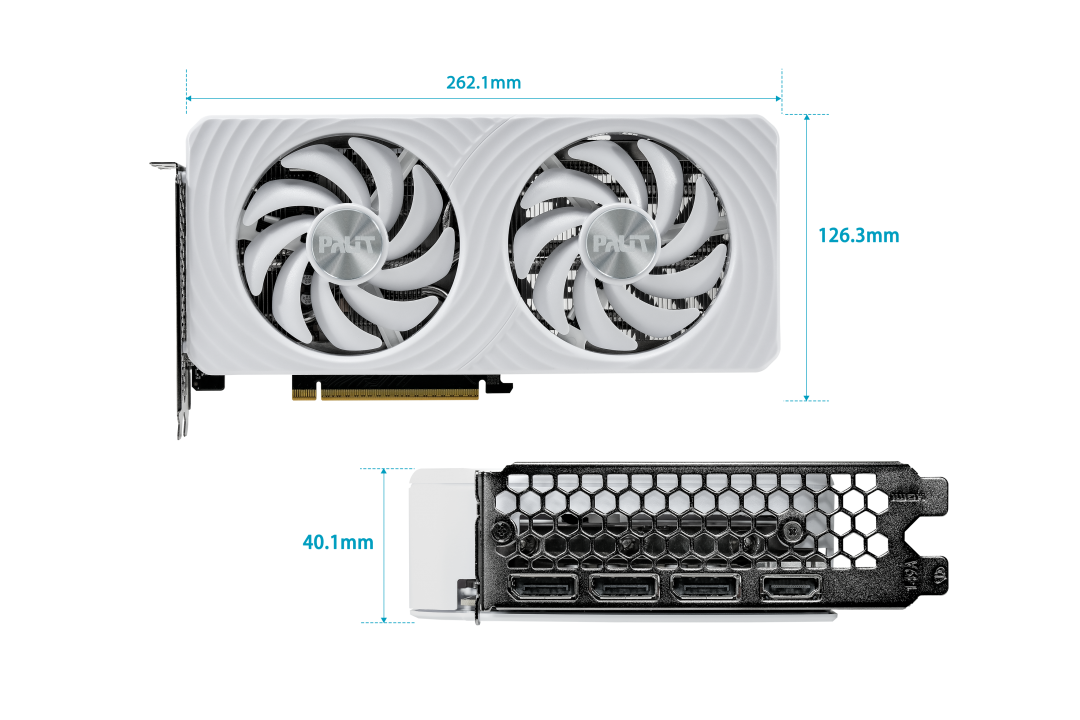 Видеокарта Palit GeForce RTX 5060 Ti White OC 16GB (NE7506TU19T1-GB2061M) фото