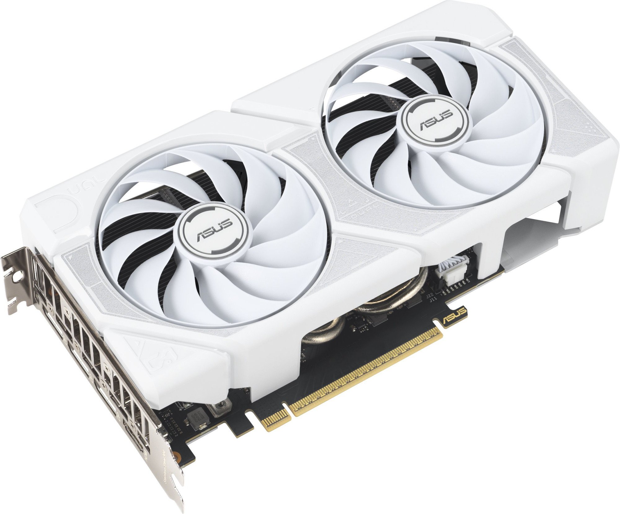Видеокарта ASUS Dual GeForce RTX 5060 Ti 16GB GDDR7 White OC Edition (DUAL-RTX5060TI-O16G-WHITE) фото