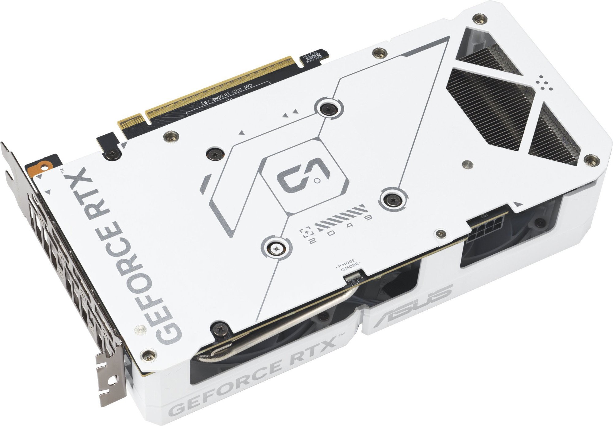 Видеокарта ASUS Dual GeForce RTX 5060 Ti 16GB GDDR7 White OC Edition (DUAL-RTX5060TI-O16G-WHITE) фото
