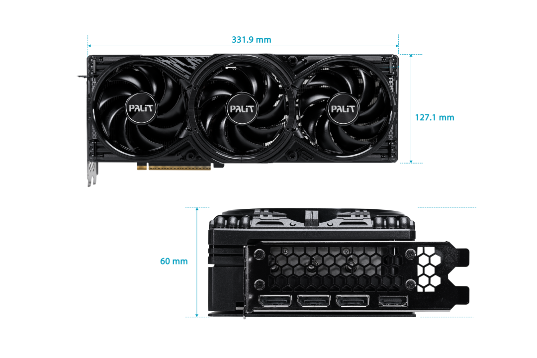 Видеокарта Palit GeForce RTX 5080 GamingPro OC (NE75080S19T2-GB2031A) фото