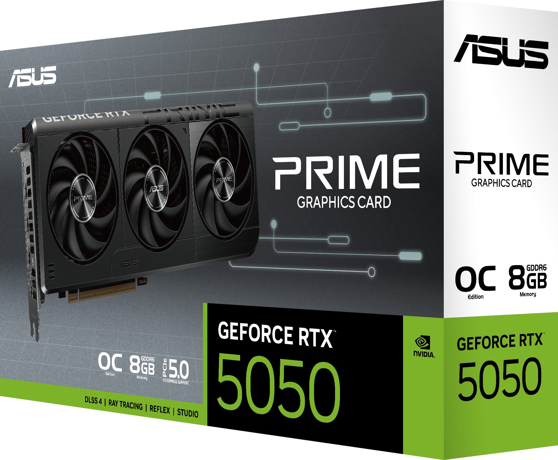 Видеокарта ASUS Prime GeForce RTX 5050 8GB GDDR6 OC Edition (PRIME-RTX5050-O8G) фото