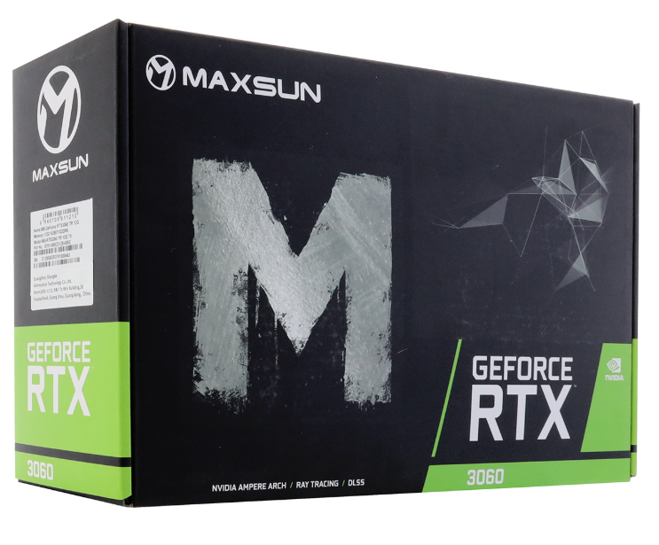 Видеокарта MaxSun RTX 3060 Terminator (MS-RTX3060 TR 12G T0) фото