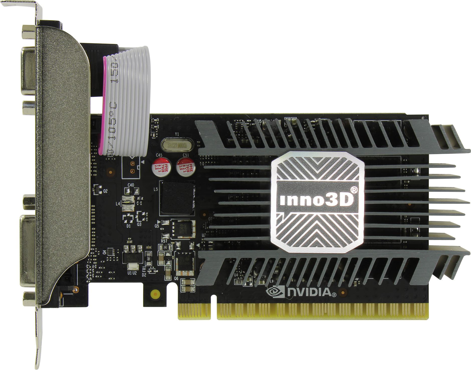 картинка Видеокарта Inno3D GeForce GT 730, 2G DDR3 64bit VGA DVI HDMI N730-1SDV-E3BX от магазина itmag.kz