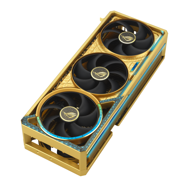 Видеокарта Asus ROG Astral GeForce RTX 5080 Dhahab CORE OC Edition (ROG-ASTRAL-RTX5080-O16G-DHAHAB-CORE) фото
