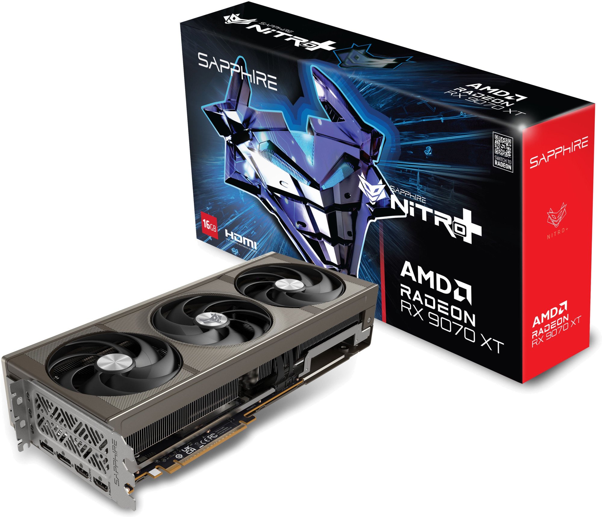 Видеокарта Sapphire NITRO+ AMD Radeon RX 9070 XT OC (11348-01-20G) фото