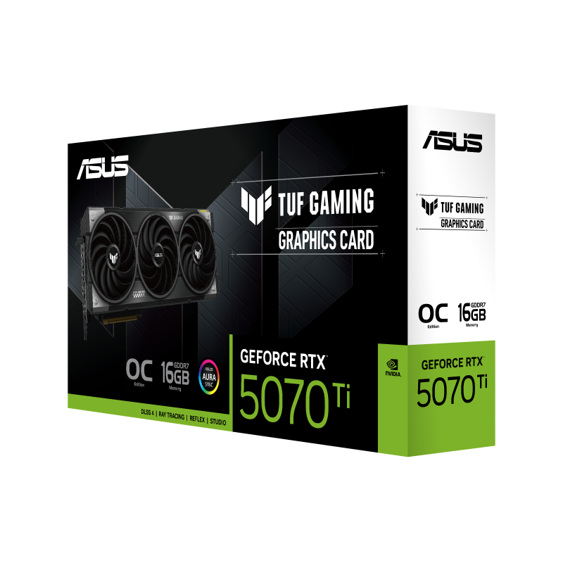 Видеокарта Asus TUF Gaming GeForce RTX 5070 Ti 16GB GDDR7 OC Edition (TUF-RTX5070TI-O16G-GAMING) фото