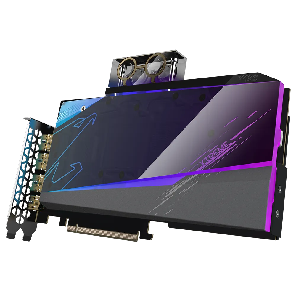 Видеокарта Gigabyte AORUS GeForce RTX 4070 Ti 12GB XTREME WATERFORCE WB (GV-N407TAORUSX WB-12GD) фото