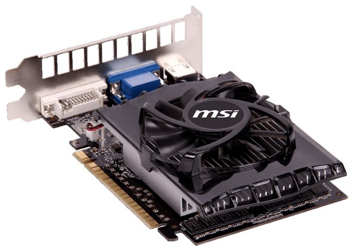 картинка Видеокарта MSI GeForce GT 730, 4GB DDR3 128bit 1xVGA 1xDVI 1xHDMI N730-4GD3 от магазина itmag.kz