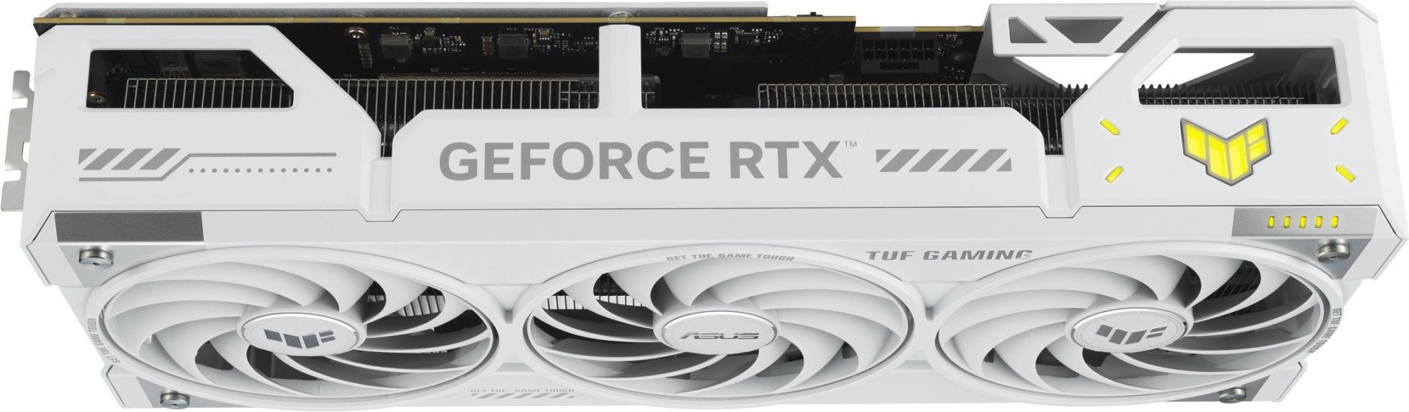 Видеокарта ASUS TUF Gaming GeForce RTX 5070 Ti 16GB GDDR7 White OC Edition (TUF-RTX5070TI-O16G-WHITE-GAMING) фото