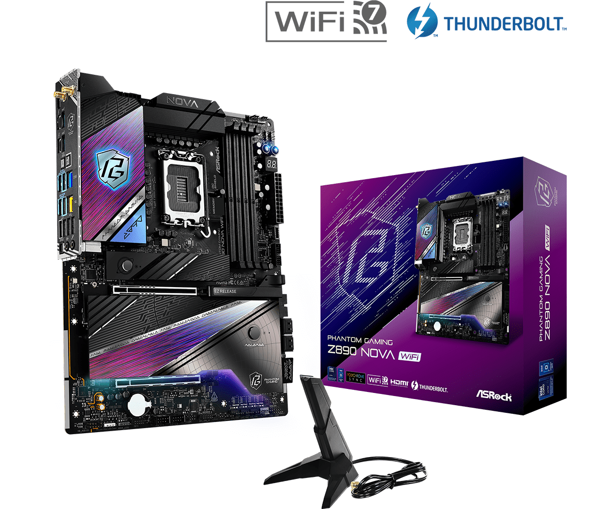 Материнская плата ASRock Z890 NOVA WIFI  (90-MXBPS0-A0UAYZ) фото