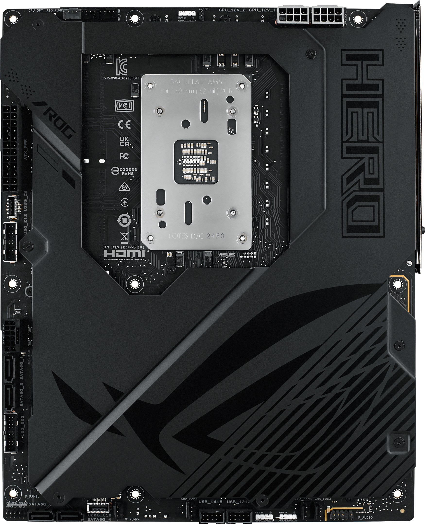 Материнская плата ASUS ROG CROSSHAIR X870E HERO BTF (ROG CROSSHAIR X870E HERO BTF) фото