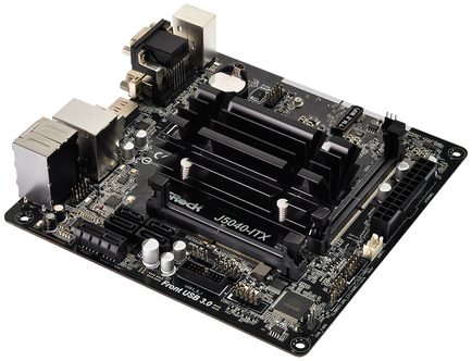 картинка Материнская плата ASRock J5040-ITX Quad-Core J5040  mITX от магазина itmag.kz