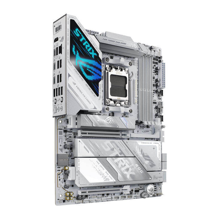 Материнская плата ASUS ROG STRIX X870E-A GAMING WIFI7 NEO, Белая (ROG STRIX X870E-A GAMING WIFI7 NEO) фото