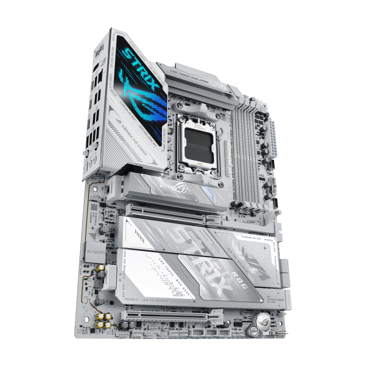 Материнская плата ASUS ROG STRIX X870E-A GAMING WIFI7 NEO, Белая (ROG STRIX X870E-A GAMING WIFI7 NEO) фото